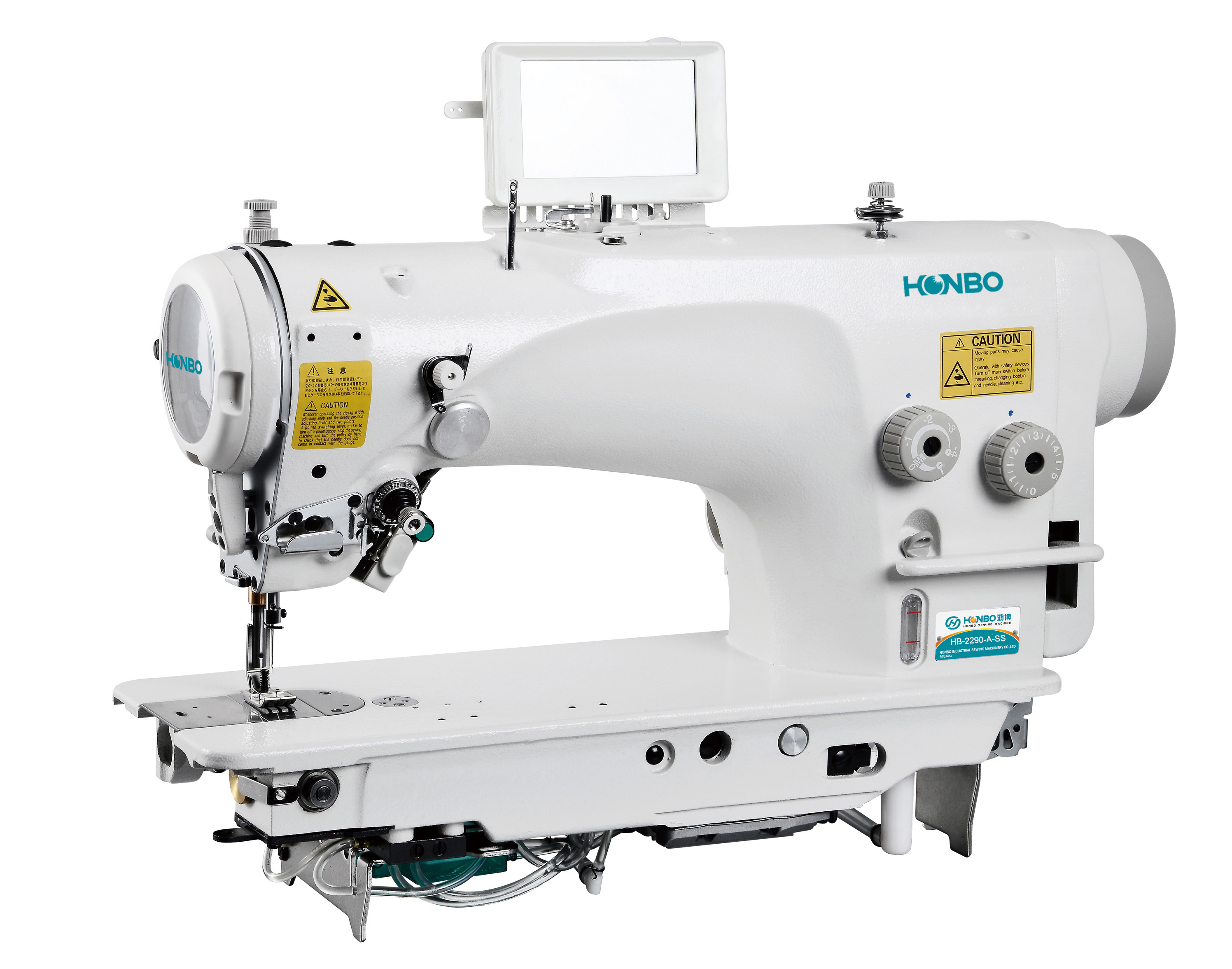 HB-2290-A-SS high speed direct drive industrial price electronic computer pattern design zig zag sewing machine