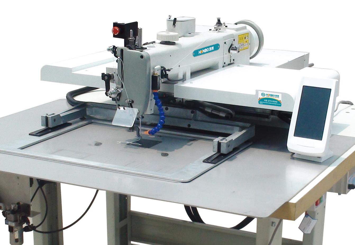 HB-273 -5040 Single/Double Needle Thick Material Sythentic Fiber Webbing Sling Pattern Sewing Machine
