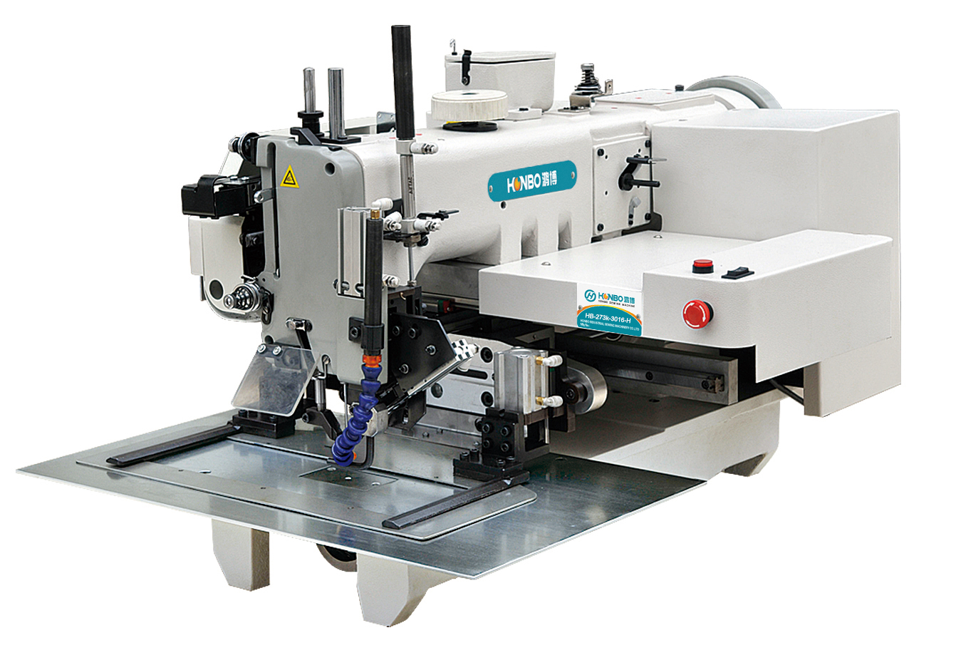 HB-273K-3016-H industrial computer electronic programmable pattern bag shoe leather belt embossing making sewing machine