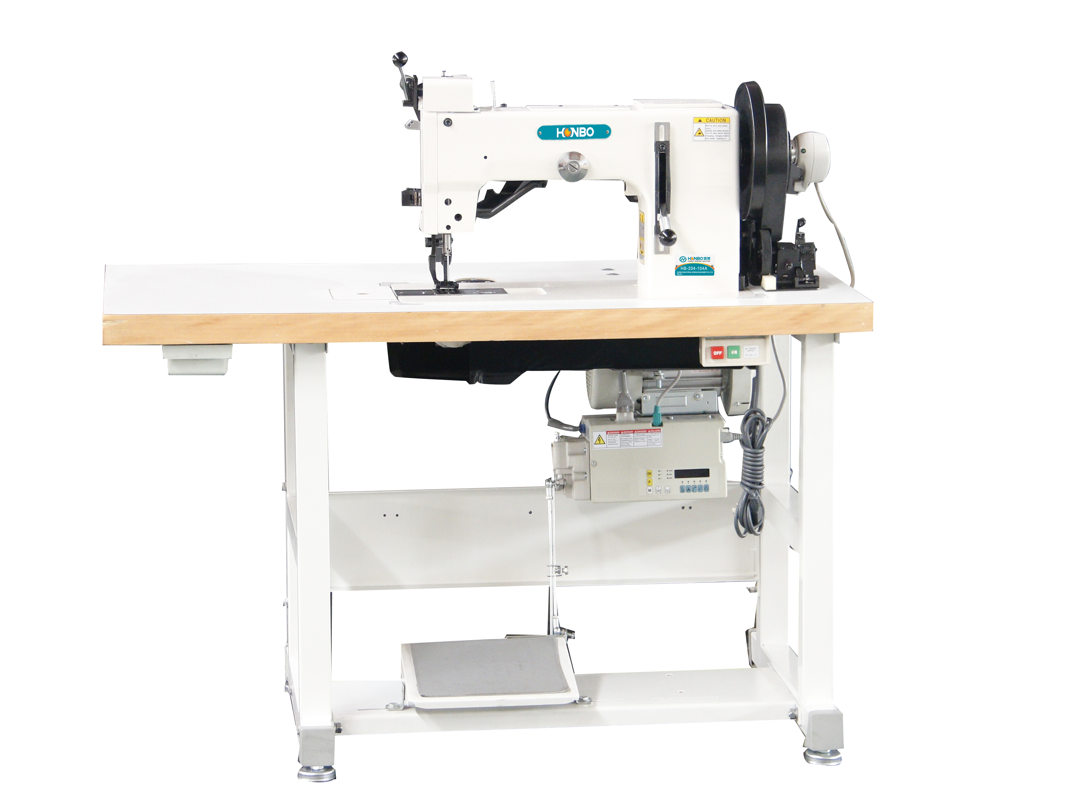 HB-204-104A singer zigzag industrial computerized post bed sewing machine