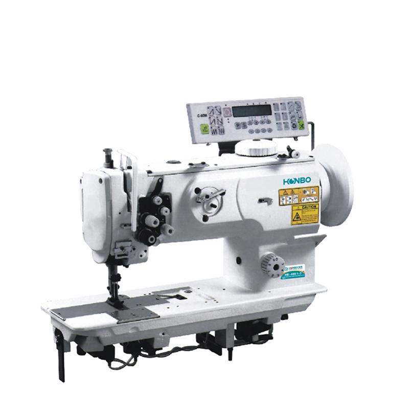 HB-1560-7 double needle thread trimmer compound feed lockstitch sewing machine with thread trimmer