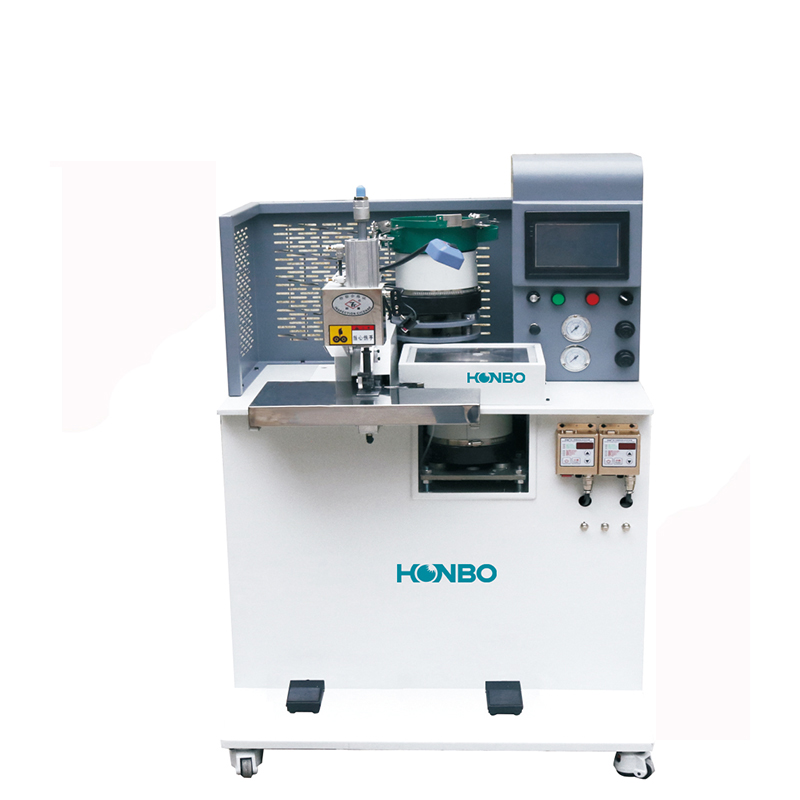 HB-996/996-1 industrial aluminum nailing art work shoe leather belt automatic feeding riveting eyeleting machine