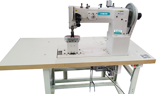 HB-28BL15 Long Arm Post Bed Special Tent Belt Sofa footwear leather shoe making Sewing Machinery