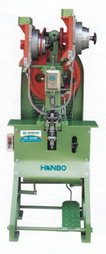 HB-989M automatic riveting machine(for D-RING eyelets)